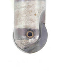 Close-up of 1 Inch Diameter Ball Nose End Mill, Indexable, 2 Flute Center Cut, 9 1 8 Inch Overall Length, 1 Inch Shank, High Precision Milling Tool