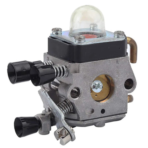 Carburetor Replacement For Zama C1Q Series on popular weed eaters and trimmers, showing metal structure and components.