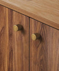 6 Pack Antique Brass Cabinet Knobs Set With Zinc Alloy Construction on wooden cabinet doors