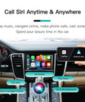 Dashboard view of Wireless CarPlay Module for Porsche PCM3.1 Cayenne Macan 911 Panamera Bosxter Android Auto Car Accessory installation