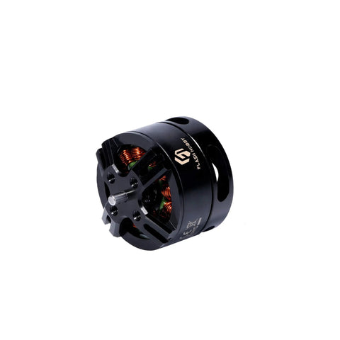 Be1806 Brushless Motor 2700Kv Race Edition for micro drones and multicopters, black, side view, showing copper coils