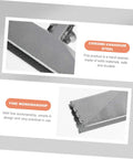 6 Inch Hand Seamer Tool With Straight Jaw Metal Bender showcasing chrome-vanadium steel and fine craftsmanship details.