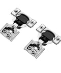 30 Pack 15 Pairs Three Quarters Inch Overlay Soft Close Cabinet Hinges Satin Nickel Hidden Concealed Stainless Steel Self Closing