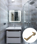 Toothbrush Shape Alloy Cabinet Pull Handle Vintage Bronze Dresser Drawer Pull For Bathroom Door Modern Rustic Furniture Hardware