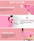 Steps to use Handheld Stitching Tool For Quick Clothing Fixes And Hemming, Tagging Gun For Durable, Nearly Invisible Stitches