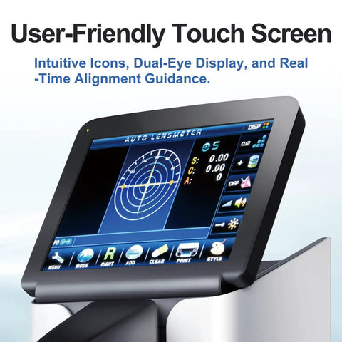 Digital Auto Lensmeter With 7 Inch Touch Screen Focimeter Portable Eyeglass Lens Analyzer for Opticians and Optical Labs close-up