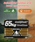 Waterproof 65Kg Beefy Torque Low Profile Brushless RC Steering Servo for harsh outdoor environments