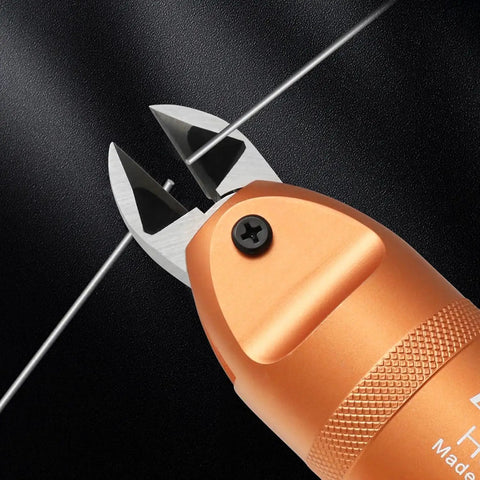 Air Nipper Pneumatic Scissors With Ergonomic Grip For Cutting Plastic And Metal Wires, 155mm Length, 0.5-0.6 MPa, Powerful Cutter