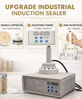 20 To 130mm Induction Heat Sealer Portable Handheld Bottle Cap Sealing Machine For Plastic And Glass Bottles 110V displayed with features