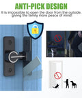 Heavy Duty 90 Degree Gate Latch For Barn Doors And Sliding Doors, Flip Latch Bolt Lock in place with anti-pick design details