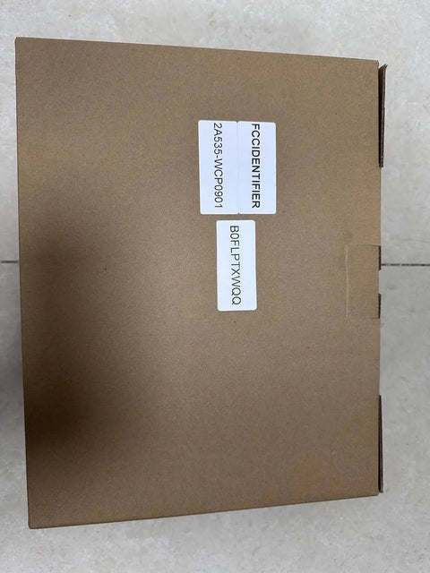 Cardboard packaging box for Toyota Sienna 2011 2014 Car Radio With Android 13, 4GB RAM, 64GB ROM, unopened with labels visible.