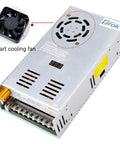 48V Variable DC Power Supply 0-48V 10A 480W AC To DC Converter with smart cooling fan for landscape lights and lab use