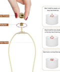 Top Shelf Solid Brass Ball Lamp Finials Caps Knob Set Heavy Duty 17.5 Mm Shade Toppers With Brass Reducing Adapter For Table And Floor Lamps Antique Brass Finish Two Pack shown on lamp harp with shade install steps