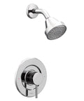 Align Chrome PosiTemp Shower Trim Kit With Valve Required For Modern Bathrooms, Pressure Balancing, Slick Chrome Finish