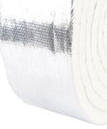 Heavy Duty Heatproof Aluminum Foil Fiberglass Pipe Insulation Tape With Strong Adhesive For Pipes Wires Auto Parts And Home Repair 3.94 In Wide By 0.47 In Thick By 10.82 Ft Long, rolled strip