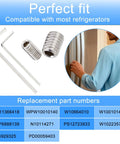 Heavy Duty Refrigerator Freezer Door Handle Screws With Mounting Wrench Zinc Alloy Replacement Hardware For Kitchen Appliance Repair No Drama Install Tough As Nails Bulk Pack with hex wrenches and screws.