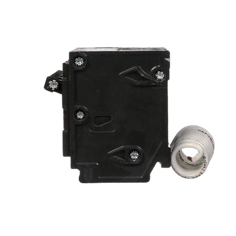 Side view of Q32000S01 20 Amp Three Pole 120 240 Volt Circuit Breaker with External Shunt Trip UL Listed Type MPT.