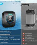 Comparison of Rechargeable Camping Shower With 8000mAh Battery, 5 Speed Settings And 4 Spray Modes, LED Display, IPX8 Waterproof features