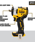 No Sweat Nine Piece Brushless Cordless Power Tool Kit With 20 Volt Batteries Fast Charger Heavy Drill Impact Driver showing LED light, torque specs, and material details.