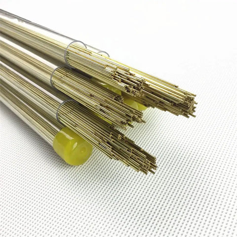 100 Pcs Multi Hole Brass Tubes For EDM Drilling And Wire Cutting Machines, visible in bundles 1.5mm by 400mm