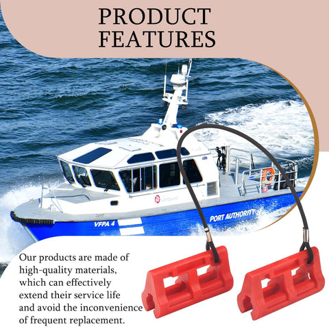 Hydraulic Steering Lock For Outboard Motors 4 Inch Steer Stop Prevents Oscillation During Trailering And Towing Keeps Your Boat Engine Dialed In And Stable On The Move Red