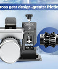 Heavy Duty Automatic Wire Stripper Machine With 180 Watt Motor and Adjustable Feed Holes showcasing cross gear design for better friction.