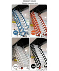 Color options for Electric Pull Down Attic Ladder With Telescoping Hidden Loft Stairs, showcasing blue, orange, white, and black designs.