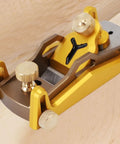 No Sweat Precision Woodworking Low Angle Hand Planer featuring adjustable depth settings and heavy duty tool steel blade.