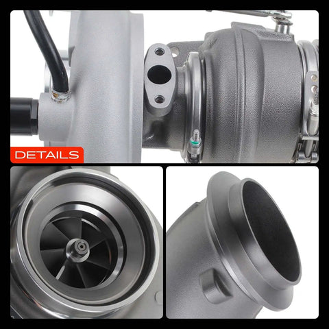 Complete Turbocharger With Gasket And Wastegate Actuator For Dodge Ram 2500 And Ram 3500 2004 To 2007 5.9L Diesel ISB L6 HE351CW Turbo Model