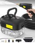 Ultra Powerful 2500W Handheld Steam Cleaner Fast Heat Up In Just 15 Seconds High Pressure 4.5 Bar showing steam nozzle and tank.