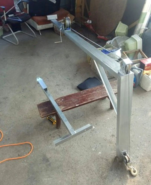 Beefy Heavy Duty U Groove Track Gate Rollers Kit With Dual Bearing For Inverted Track And Sliding Doors setup view.