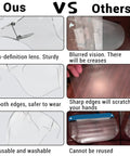 Comparison of 4 Pack Clear Face Shields With Glasses Anti Fog Full Face Protection vs others, showing clarity and reusability.
