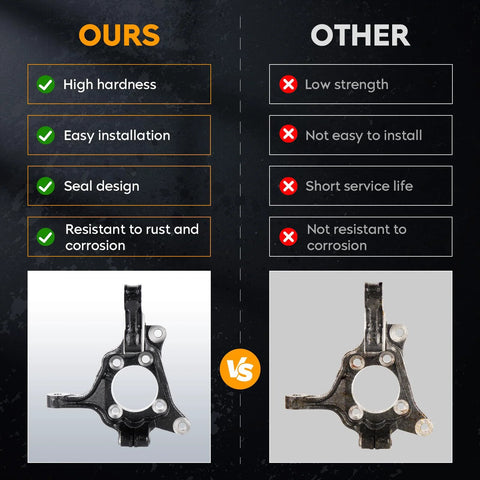 Comparison of Front Wheel Hub Knuckle Assembly Kit Heavy Duty 2 Piece Set Fits Forester 2009-2014 and other model