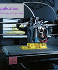 LM4UU Linear Ball Bearing Kit for 3D Printers 4mm Bore 8mm OD 12mm Length 2 Pack in use on 3D printer bed with model