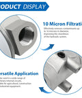 High Flow 25 GPM 250 PSI Spin On Hydraulic Oil Filter Assembly with 10 Micron Filtration and three fourth inch NPTF ports