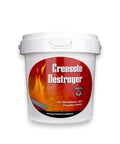 Creosote Destroyer Powder 27 Pack For Wood Stoves And Fireplace Inserts 5 Lb Jar, Easy To Use At Home, White Container With Label
