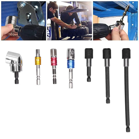 Ycauty 7 Piece Socket Adapter Kit With Chrome Vanadium Steel Makes You A Real Tool Wizard For Any Job From Home Repairs To Pro Projects With Multi Size Options That Get The Work Done Fast. 7-piece chrome vanadium socket adapter kit, 1/4 3/8 1/2-inch, drill holder