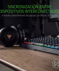 Badass Gaming Keyboard Featuring Mechanical Membrane Keys Dope RGB Lighting Smooth As Silk Typing And Killer Tactile Click Feel on wooden desk.