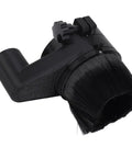 Keeps Your Shop Cleaner Heavy Duty CNC Router Dust Boot With Magnetic Spindle Motor Cover For 80mm 2.2KW Machines And Snappy 37mm Hose Hookup For Fast Cleanup. Black dust boot attachment with bristles.
