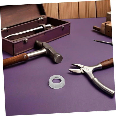 Plastic Conduit Bushing 0.75 Inch Non Metallic Heat Resistant And Corrosion Resistant Electrical Connector For Control Panels And Enclosures Weatherproof Bulk Pack For Machine Wiring on purple surface