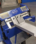 12 Inch Box And Pan Sheet Metal Brake With Five Adjustable Fingers for precise folds and bends in progress on metal sheet