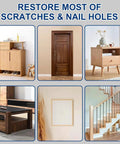 Wood furniture and doors shown for Three Shades Of Brown Wood Filler Sticks Kit For Fast DIY Furniture Repair Easy Rub And Buff Wax Putty