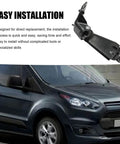 DT1Z9926801A Left Driver Side Sliding Door Roller Hinge Replacement For Ford Transit Connect 2014-2022 shown with van