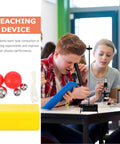 Pendulum Ball Acceleration Measurement Physics Experiment Kit for Classroom Mechanics Lessons, students using teaching aid in class