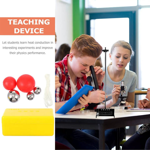 Pendulum Ball Acceleration Measurement Physics Experiment Kit for Classroom Mechanics Lessons, students using teaching aid in class