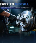 Mechanic installing Front Wheel Hub Bearing Assembly Replacement For Ram 1500 2012 Through 2018 And Ram 1500 Classic 2019 Through 2022