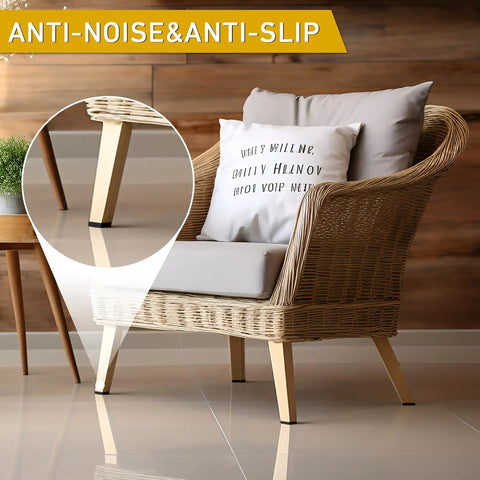 Two Pack Anti Slip Pads Self Adhesive Silicone Rubber Mats For Furniture And Home Use 30x15 Cm Non Slip Protector Pads 2 mm Thick Grippy Furniture Foot Pads Sofa Table Cabinet Protector used on chair legs to prevent slipping and noise.