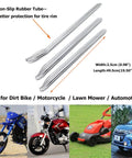 3 Pack 19.5 Inch Straight And Curved Tire Irons Set For Motorcycle Dirt Bike Lawn Mower ATV UTV Tire Changes with Non-Slip Rubber