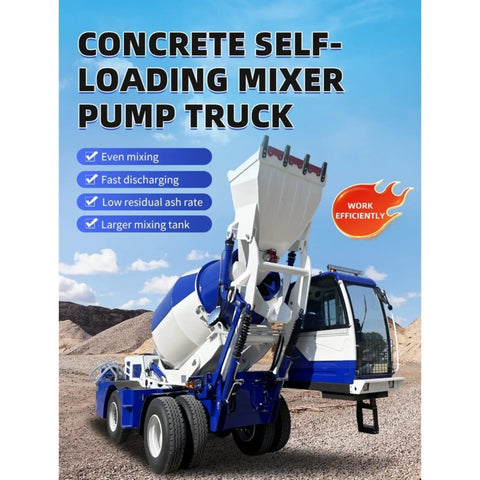Pro Grade Automatic Concrete Mixer For New Home Projects And Highway Paving Heavy Duty Cement Mixing Machine With Smart Controls built for efficiency.