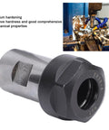 Heavy Duty Motor Shaft To ER20 Milling Spindle Adapter 12mm Collet, showcasing durable steel construction for CNC applications.